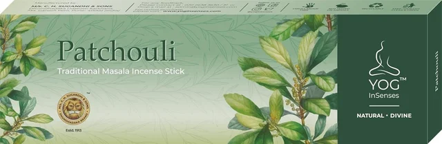 Yog InSenses Patchouli Traditional Masala incense sticks - 100GM