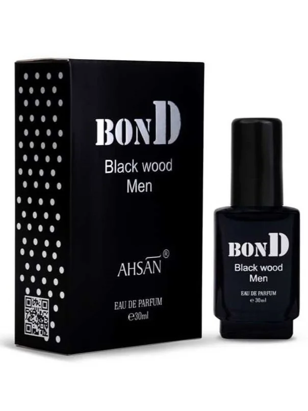 Ahsan Bond Black Wood Men Perfume Eau de Parfum - For Men - 30ML