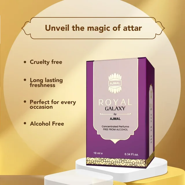 Ajmal Royal Galaxy concentrated Perfume | Unisex | Alcohol Free - 10ML