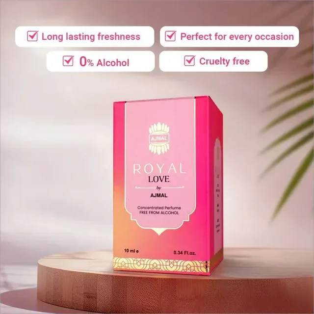 Ajmal Royal Love concentrated Perfume | For Women | Alcohol Free - 10ML