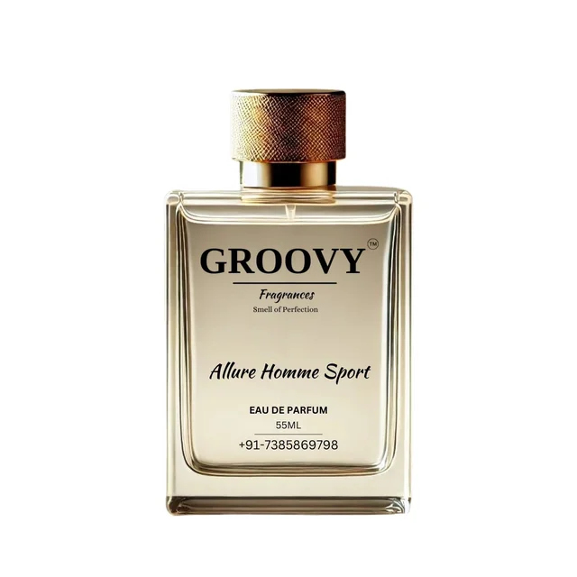 Groovy Fragrances Allure Homme Sport Inspired Perfume | For Men - 60ML