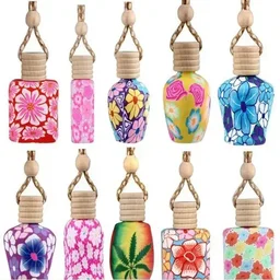 Groovy Fragrances Car Air Freshener Perfume Fancy hanging bottle | Natural Perfume Oil | Mix Shape 12ML - Ponds
