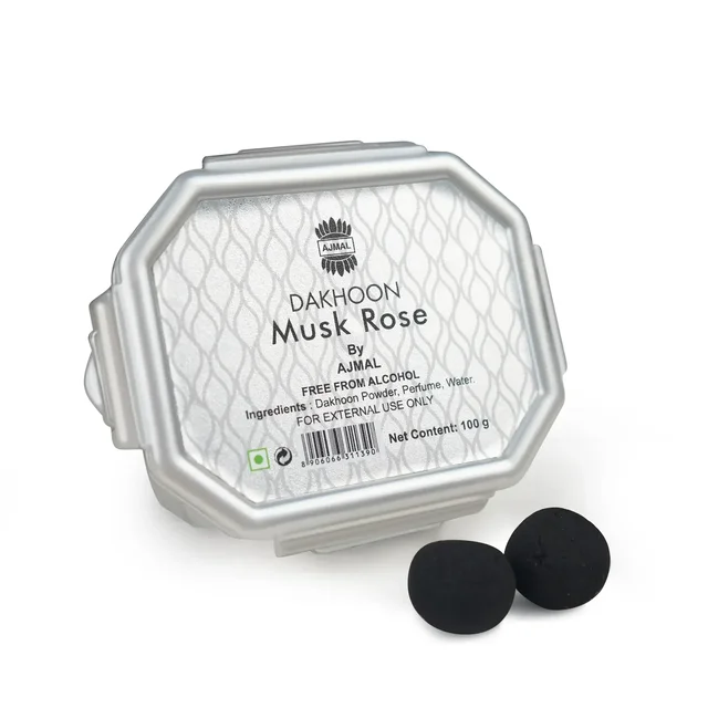 Ajmal Dakhoon Musk Rose Bakhoor Pure Premium Quality - 100GM