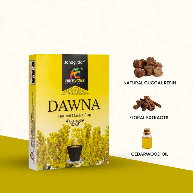 First Choice Dawna Natural Masala Dhoop Cup - 12 Cups