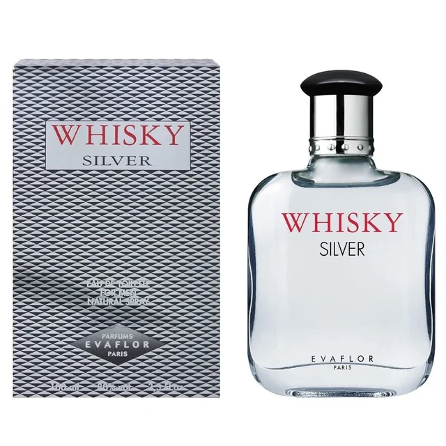 EVAFLOR Paris Whisky Silver Eau De Toilette | For Men - 100ML