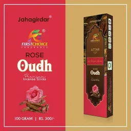 First Choice ROSE OUDH Premium Incense Sticks - 100GM