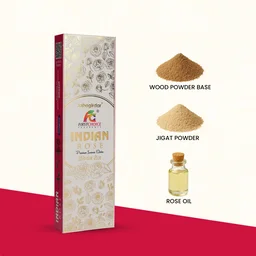 FIRST CHOICE Indian Rose Premium incense sticks - 100GM