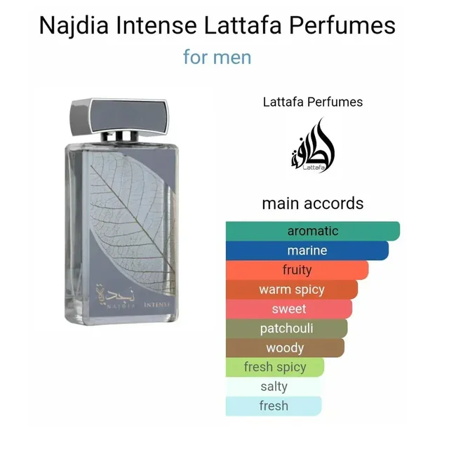 Lattafa Najdia Intense Eau De Parfum | For Men - 100ML