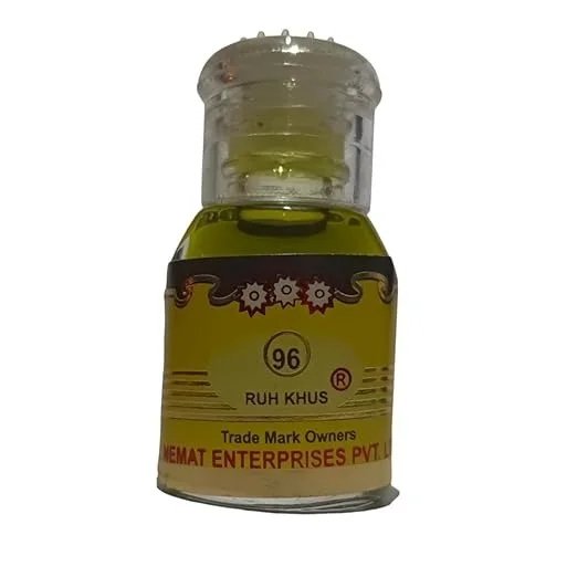 Nemat 96 Original RUH KHUS Perfume Roll-On Attar Free from ALCOHOL - 2.5ML