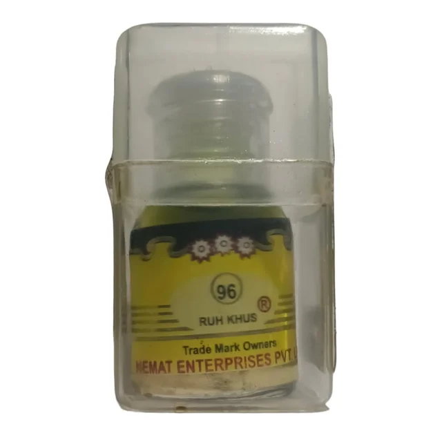 Nemat 96 Original RUH KHUS Perfume Roll-On Attar Free from ALCOHOL - 2.5ML