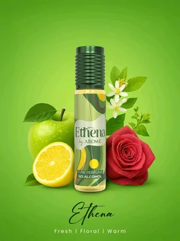 Arochem ETHENA Perfume Roll-On Attar Free from ALCOHOL - 6ML