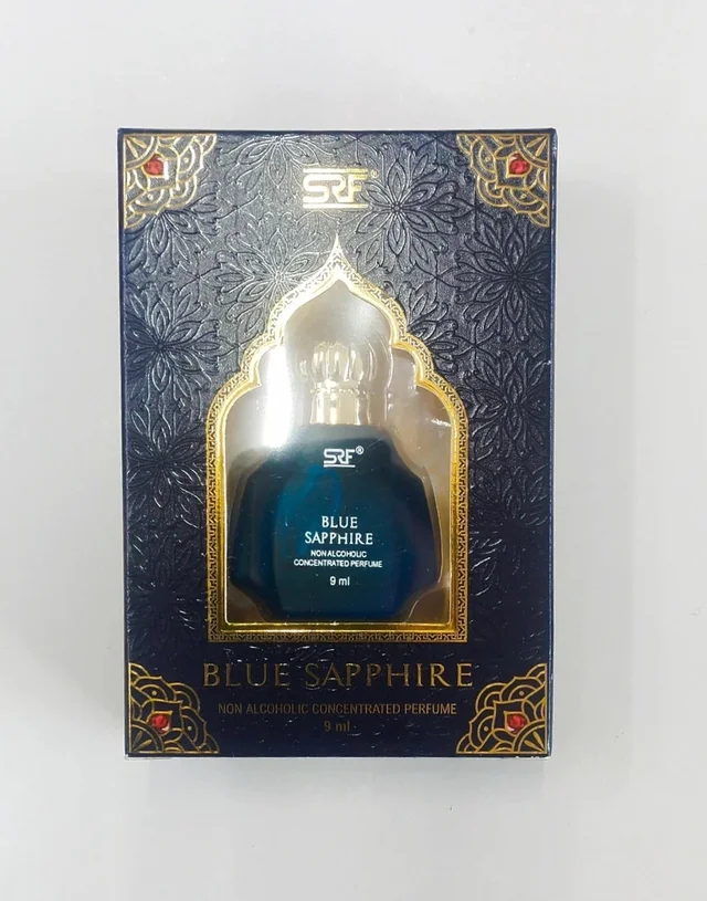 SRF Blue Sapphire Perfume Roll-On Attar Free from ALCOHOL - 9ML