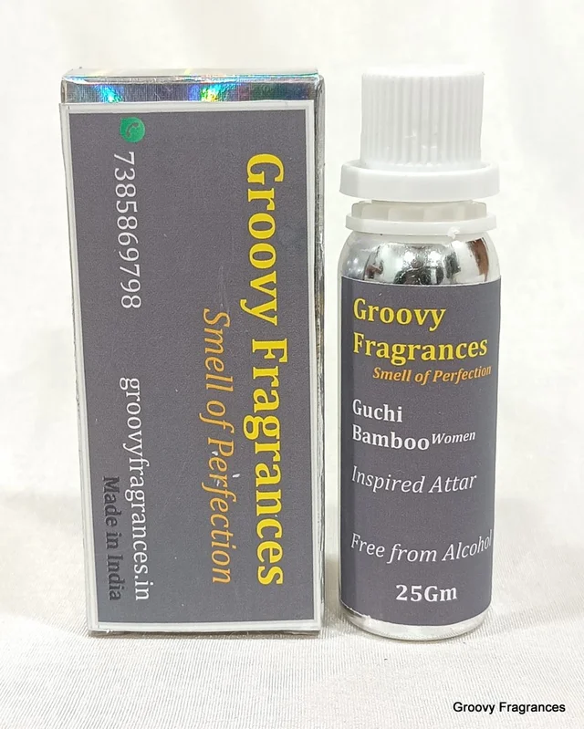 Groovy Fragrances Bamboo Long Lasting Perfume Roll-On Attar | For Women | Alcohol Free by Groovy Fragrances - 25Gm