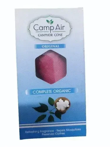 CAMP AIR Camphor Cone Original Refreshing Fragrance - Repel Mosquitoes - Preserves Clothes - 50G (ORGANIC)