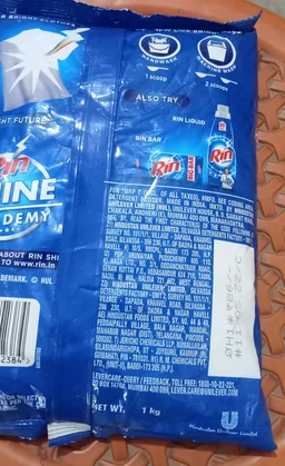 Rin Detergent Powder - 1kg