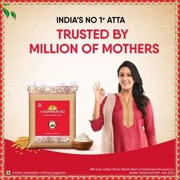 Aashirvaad Fresh & Pure Aata 10kg - 10kg, Aashirvaad Aata 10kg For Rs 452