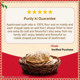 Aashirvaad Fresh & Pure Aata 10kg - 10kg, Aashirvaad Aata 10kg For Rs 452