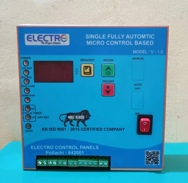 Single Phase Fully Automatic Controller 