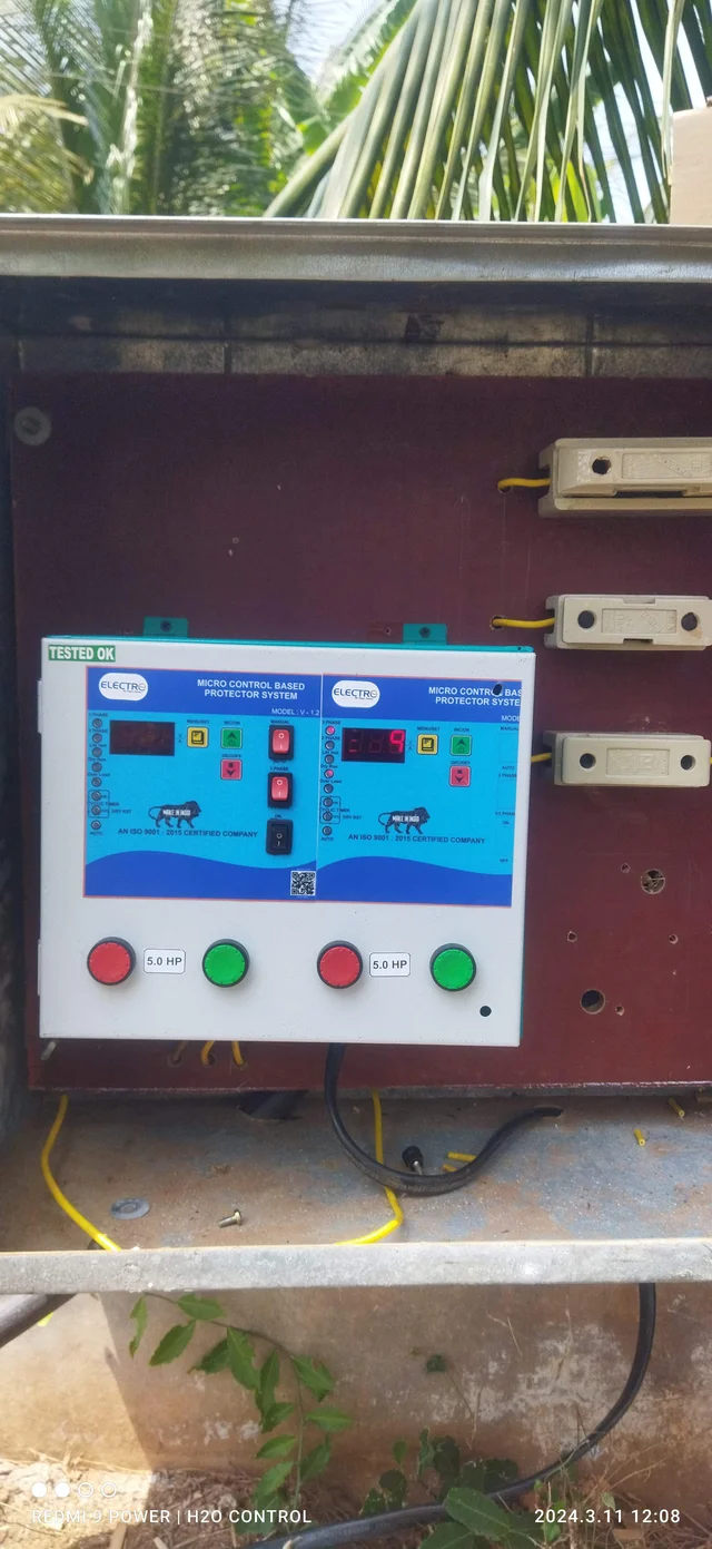 3 Phase Double Moter Panel