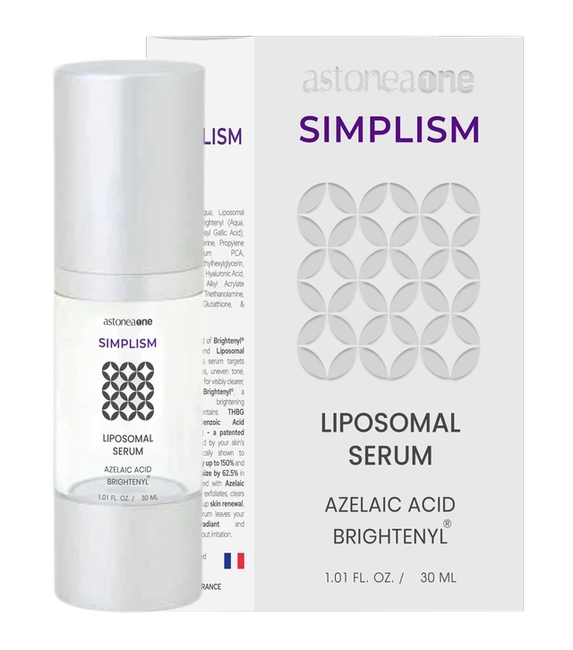 Astoneaone DrMaart Simplism Liposomal Serum with Brightenyl®, Azelaic Acid, Glutathione & Niacinamide – 30ml