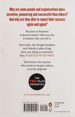 Start With Why: The Inspiring Million-Copy Bestseller That Will Help You Find Your Purpose - Simon Sinek (Author)