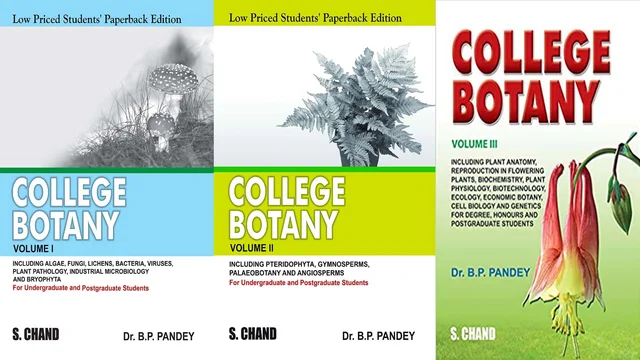COLLEGE BOTANY :  V1,V2,V3 ( LPSPE ) 3 in 1 Combo Offer - DR.B.P.  PANDEY