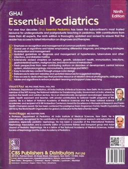Ghai Essential Pediatrics, 9e (3rd reprint) - OP GHAI, VINOD K PAUL, ARVIND BAGGA