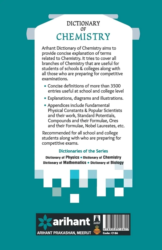 Dictionary of Chemistry - by Purnima Sharma (Author)