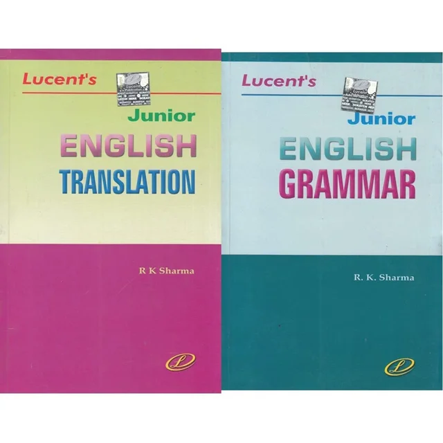 Lucent'S Junior English Translation&Lucent'S Junior English Grammar (Set Of 2 Books) - RK Sharma