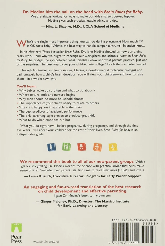 Brain Rules for Baby: How to Raise a Smart and Happy Child from Zero to Five - John Medina (Author)