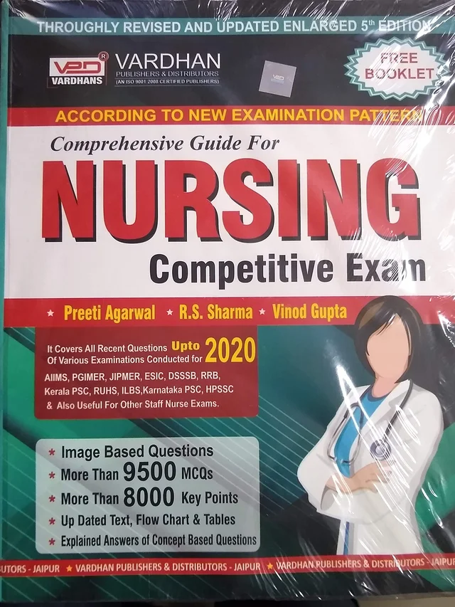 Comprehensive Guide for Nursing Competitive Exam - by Preeti Agarwal , R. S. Sharma, Vinod Gupta (Author)