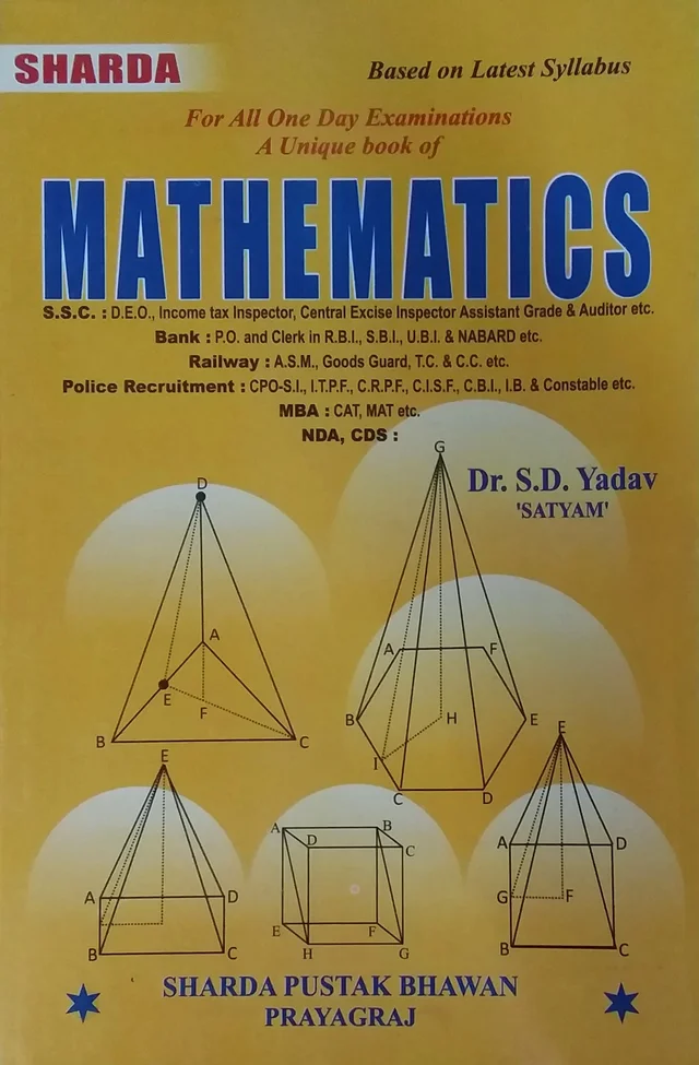 Mathematics By Dr. S.D. Yadav ‘Satyam’ (9789382778158) Sharda Pustak Bhawan - Dr. S.D. Yadav ‘Satyam’