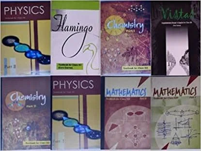 NCERT Class 12 Physics Chemistry Maths English PCME Set for Class XII - NCERT, English