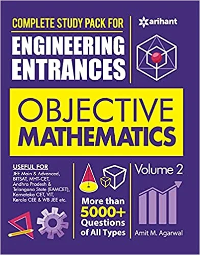 Objective Mathematics Vol 1+2 combo sett For Engineering Entrances 2022 - Arihant Exparts