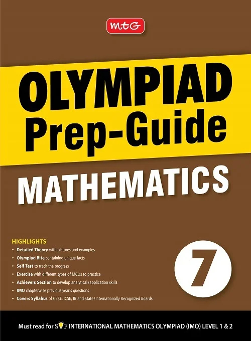 Olympiad Prep Guide MATHEMATICS ; Class 7 - MTG TEAM