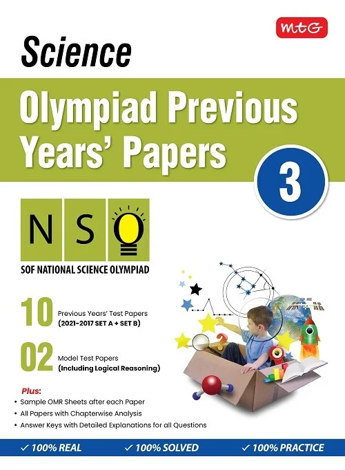 SCIENCE Olympiad Previous  Year's Papers ; Class 3 - MTG TEAM