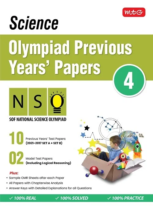 SCIENCE Olympiad Previous  Year's Papers ; Class 4 - MTG TEAM