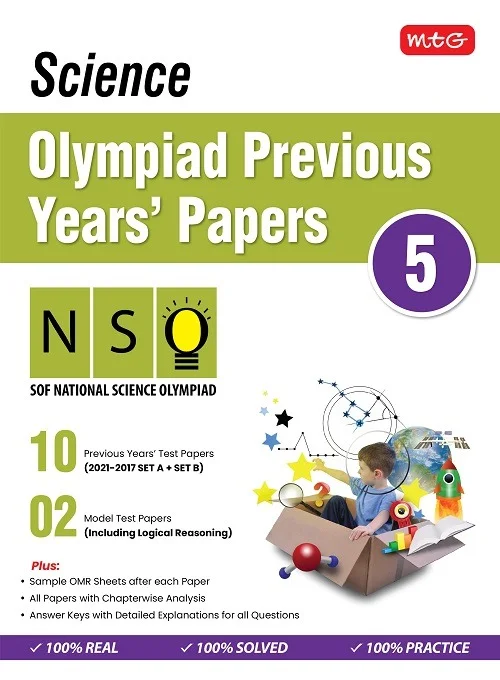 SCIENCE Olympiad Previous  Year's Papers ; Class 5 - MTG TEAM