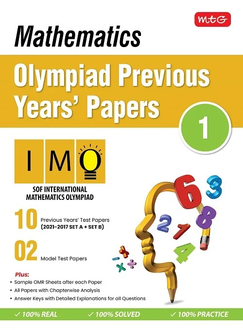 MATHEMATICS Olympiad Previous  Year's Papers ; Class 1 - MTG TEAM