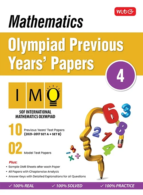 MATHEMATICS Olympiad Previous  Year's Papers ; Class 4 - MTG TEAM