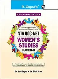 R Gupta Women Studies NTA NET/ JRF Solved Paper with Paper 1+2 - R Gupta Expert Panel, English Version