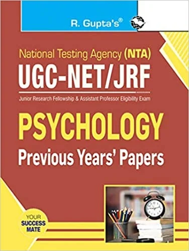 R Gupta Psychology NTA NET/ JRF Solved Paper with Paper 1+2 - R Gupta Expert Panel, English Version