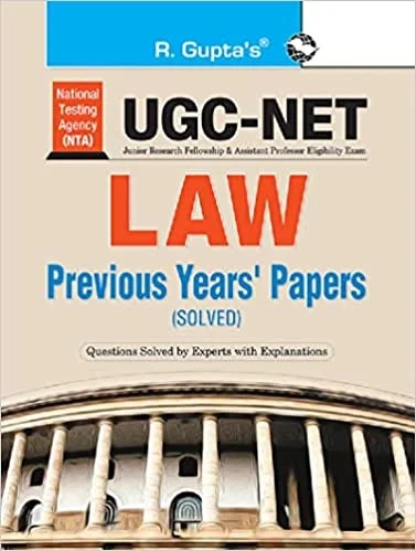 R Gupta Law NTA NET/ JRF Solved Paper with Paper 1+2 - R Gupta Expert Panel, English Version
