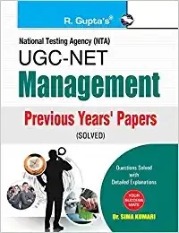 R Gupta Management NTA NET/ JRF Solved Paper with Paper 1+2 - R Gupta Expert Panel, English Version