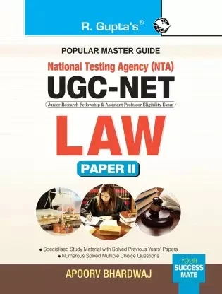 R Gupta Law NTA NET/ JRF Preparation Guide with Paper 2 - R Gupta Expert Panel, English Version