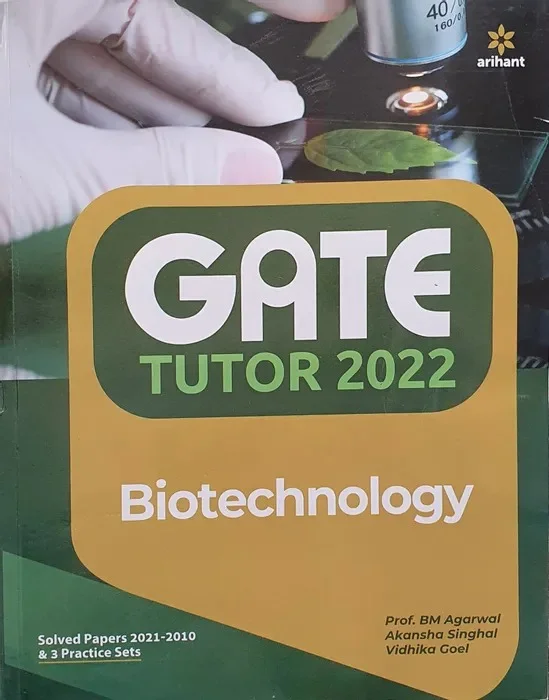 Arihant Biotechnology Engineering Gate Tutor Exam Guide - Arihant Experts, English Version