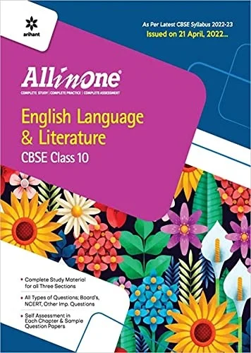 Arihant English Language Literature - All in One Arihant, 10th Class