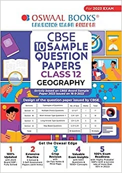 OSWAL Geography - 12 CBSE Sample Question Papers, English