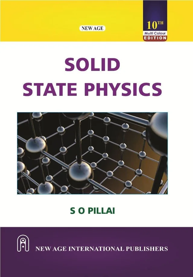 New Age Publisher Solid State Physics - Pillai, S.O., English