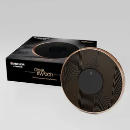 Anchor Saturn Kings Arc OBEL Bell Push 2M 6A, Gold Finish, 8428 Anchor